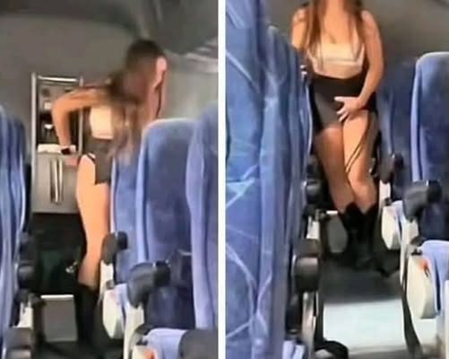This girl was caught in mid-flight having a… Read more